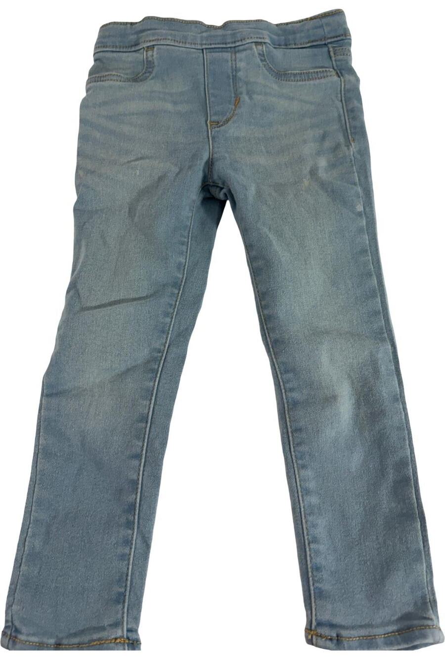 Levis Girls Size 4 Pull On Jeggings Light Wash Skinny Stretch Jeans